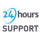 24 hours Customer Support